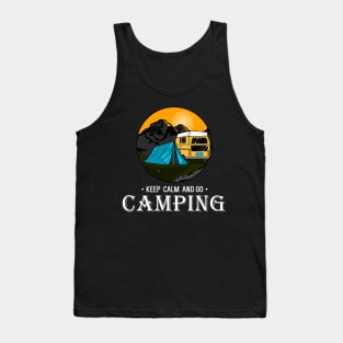 Keep calm and go camping Tank Top